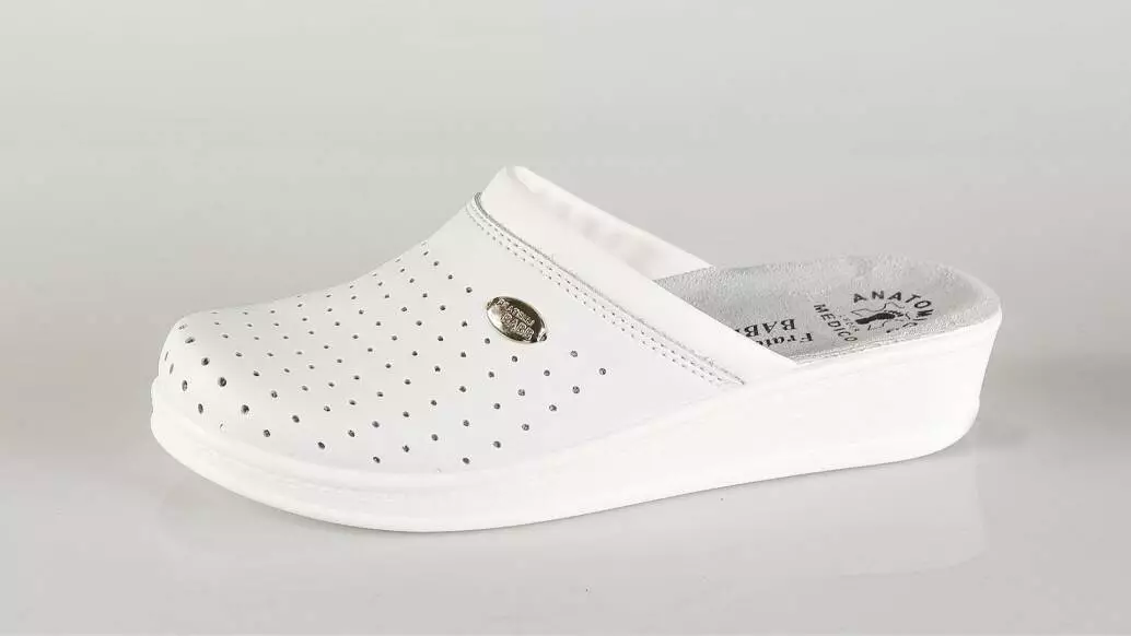 Fratelli Babb D03 – ženske klompa bijele boje – VV obu…