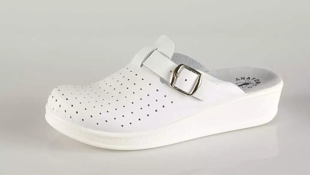 Fratelli Babb D06 – bijela ženska klompa – VV obuća t…