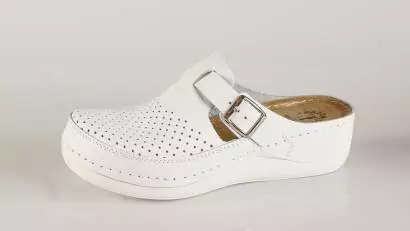 Ženska klompa D300 Fratelli Babb Bijela