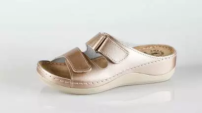 Ženska natikača D303 Fratelli Babb Bronza