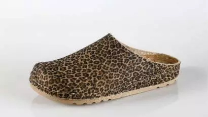 Ženska papuča W1 Fratelli Babb Smeđa Leopard