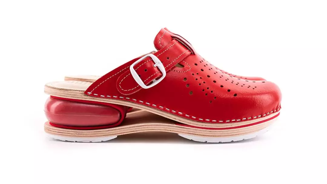 Ženska zračna klompa A01 Biancomolina Crvena