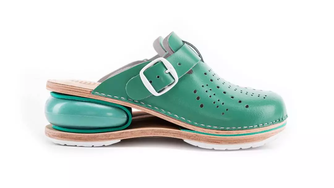 Ženska zračna klompa A01 Biancomolina Zelena– VV obuća