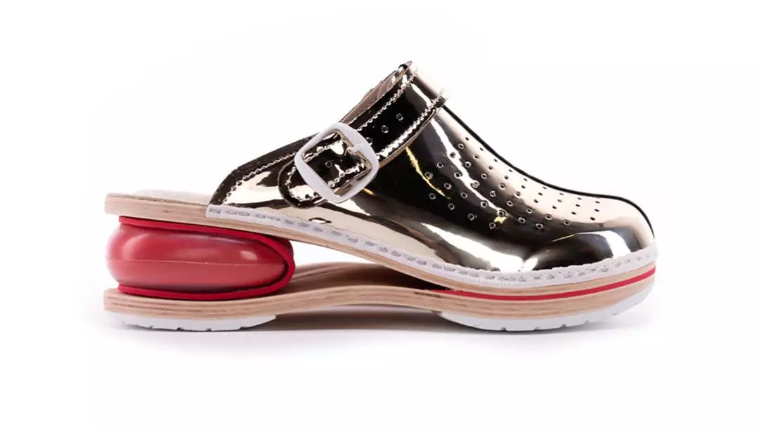 Ženska zračna klompa A06 Biancomolina Zlato