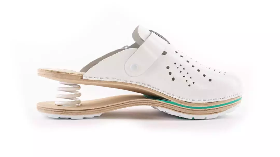 Ženska feder klompa F01 Biancomolina Cvjetna 2 – VV obuća