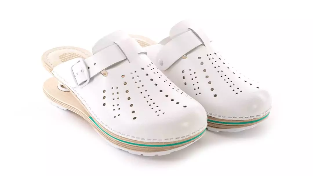 Ženska feder klompa F01 Biancomolina Cvjetna 2 – VV obuća