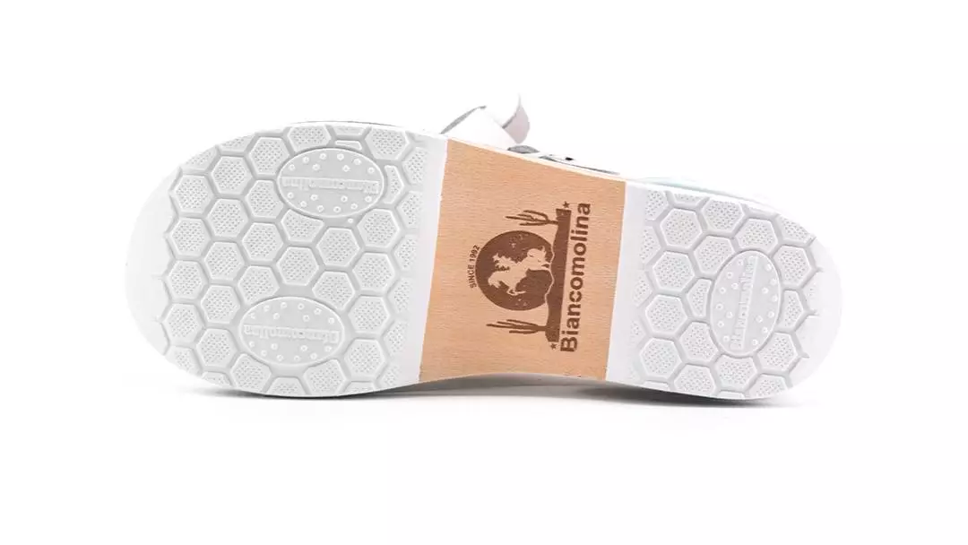 Ženska feder klompa F01 Biancomolina Cvjetna 2 – VV obuća