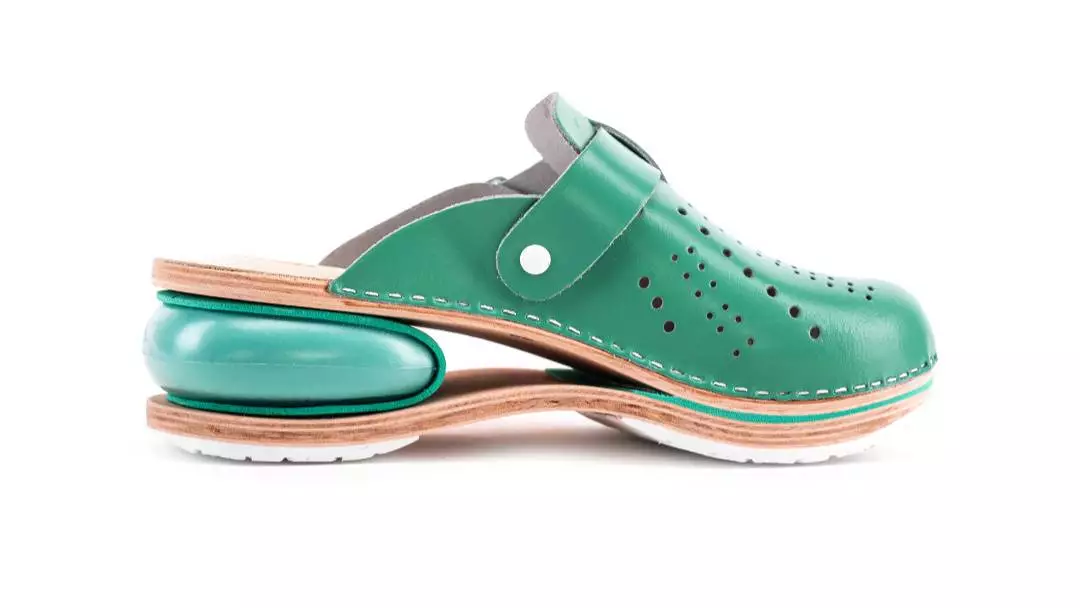 Ženska zračna klompa A01 Biancomolina Zelena– VV obuća