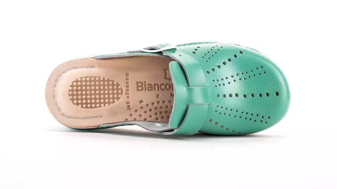 Ženska zračna klompa A01 Biancomolina Zelena– VV obuća