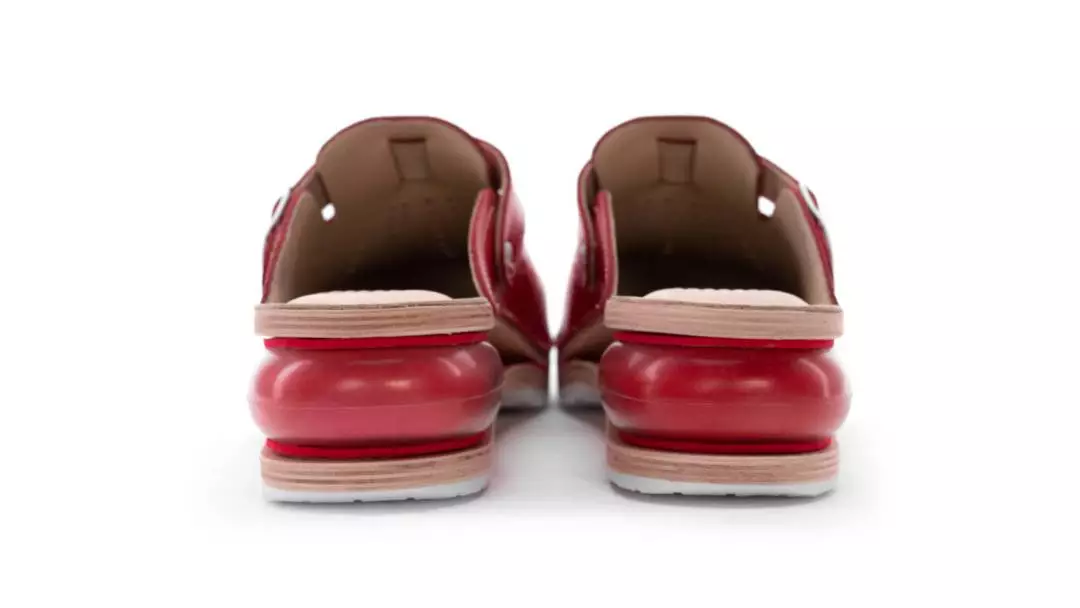 Ženska zračna klompa A01 Biancomolina Crvena