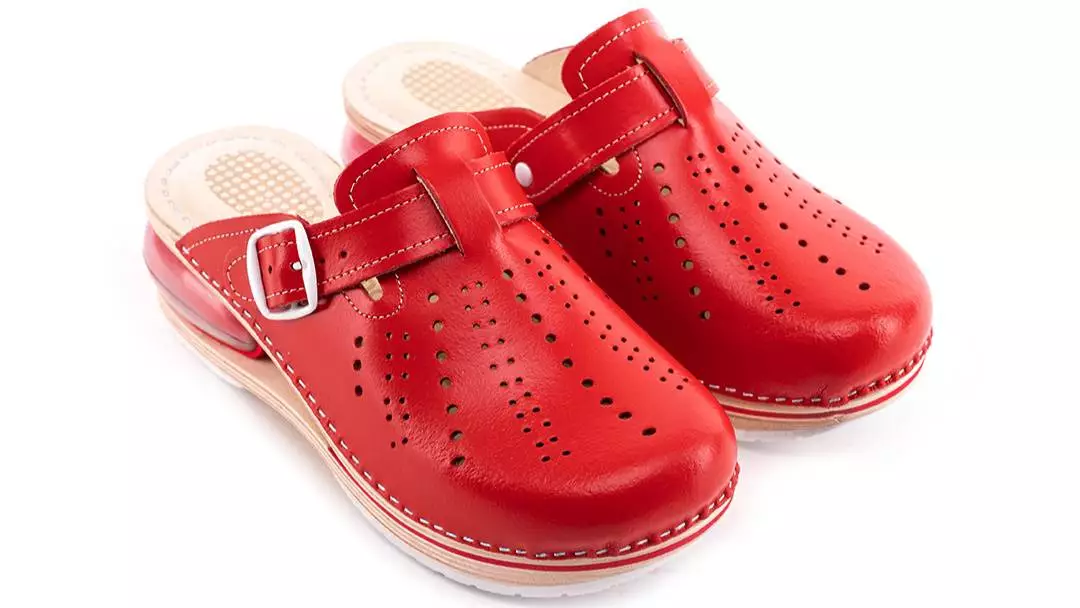 Ženska zračna klompa A01 Biancomolina Crvena