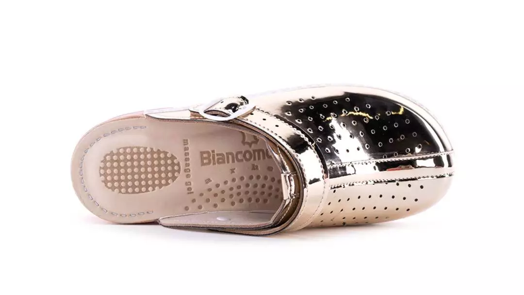 Ženska zračna klompa A06 Biancomolina Zlato