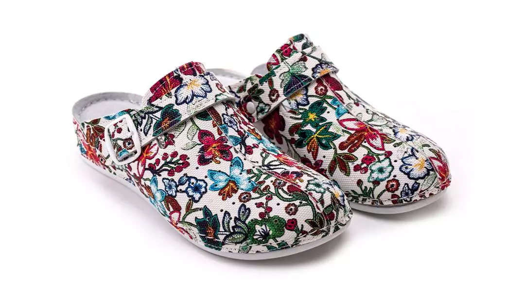 Ženska Free-step klompa PU03 Biancomolina Cvjetna 1