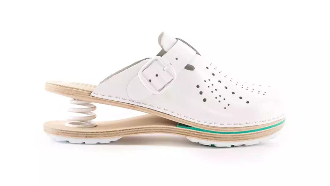 Ženska feder klompa F01 Biancomolina Cvjetna 2 – VV obuća