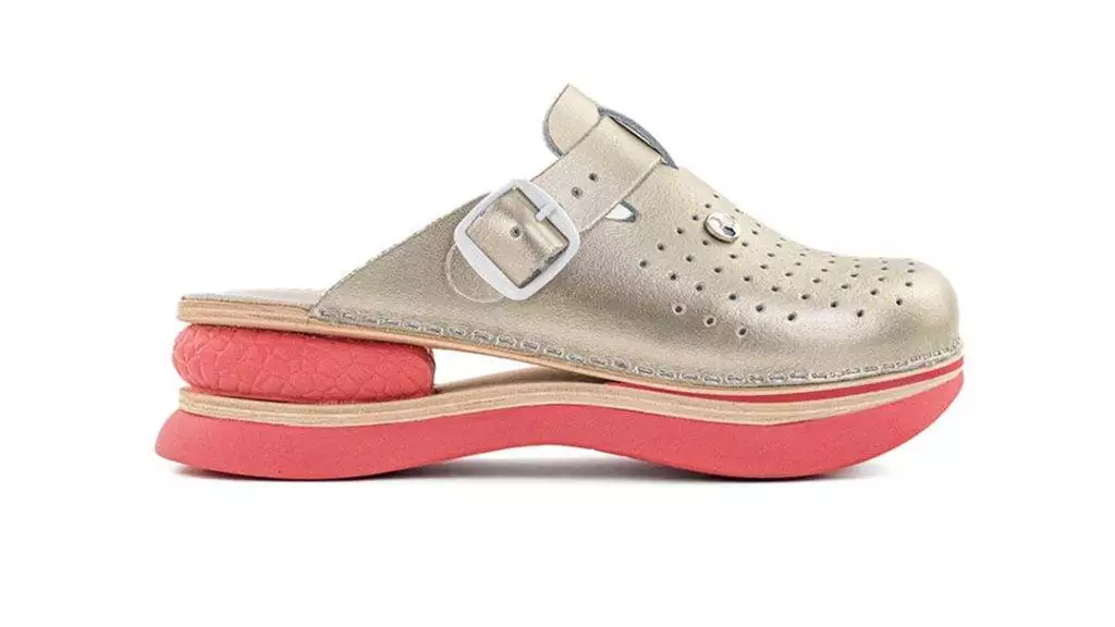 Ženska zračna klompa AA01 Biancomolina Zlatna