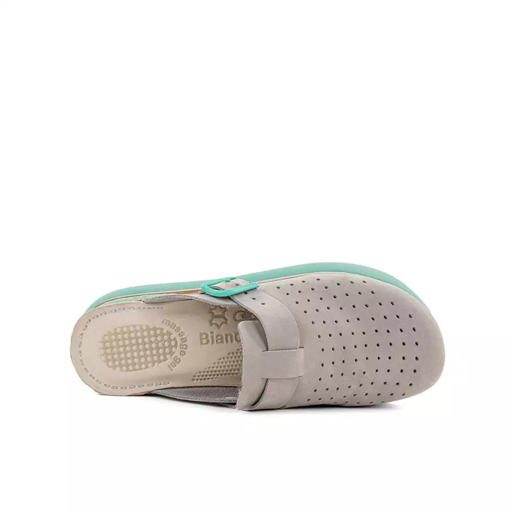 Ženska zračna klompa AA01 Siva Nubuk